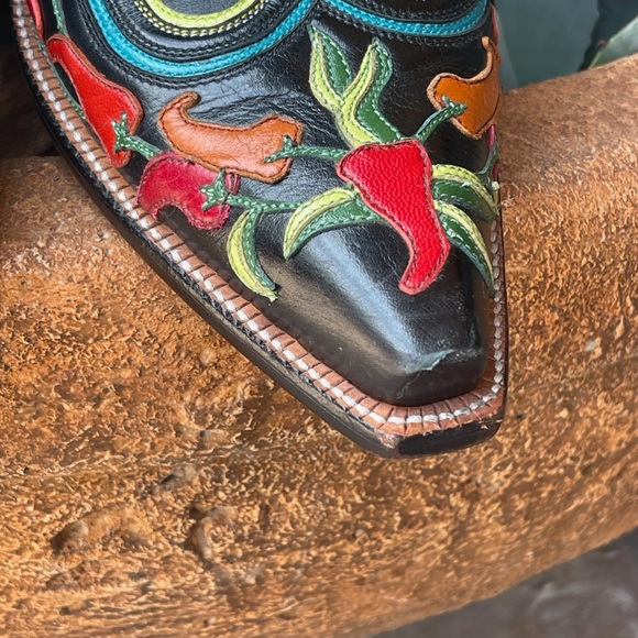 Rocket Buster Handmade Custom Leather Cowboy Boots - Picture 10 of 13